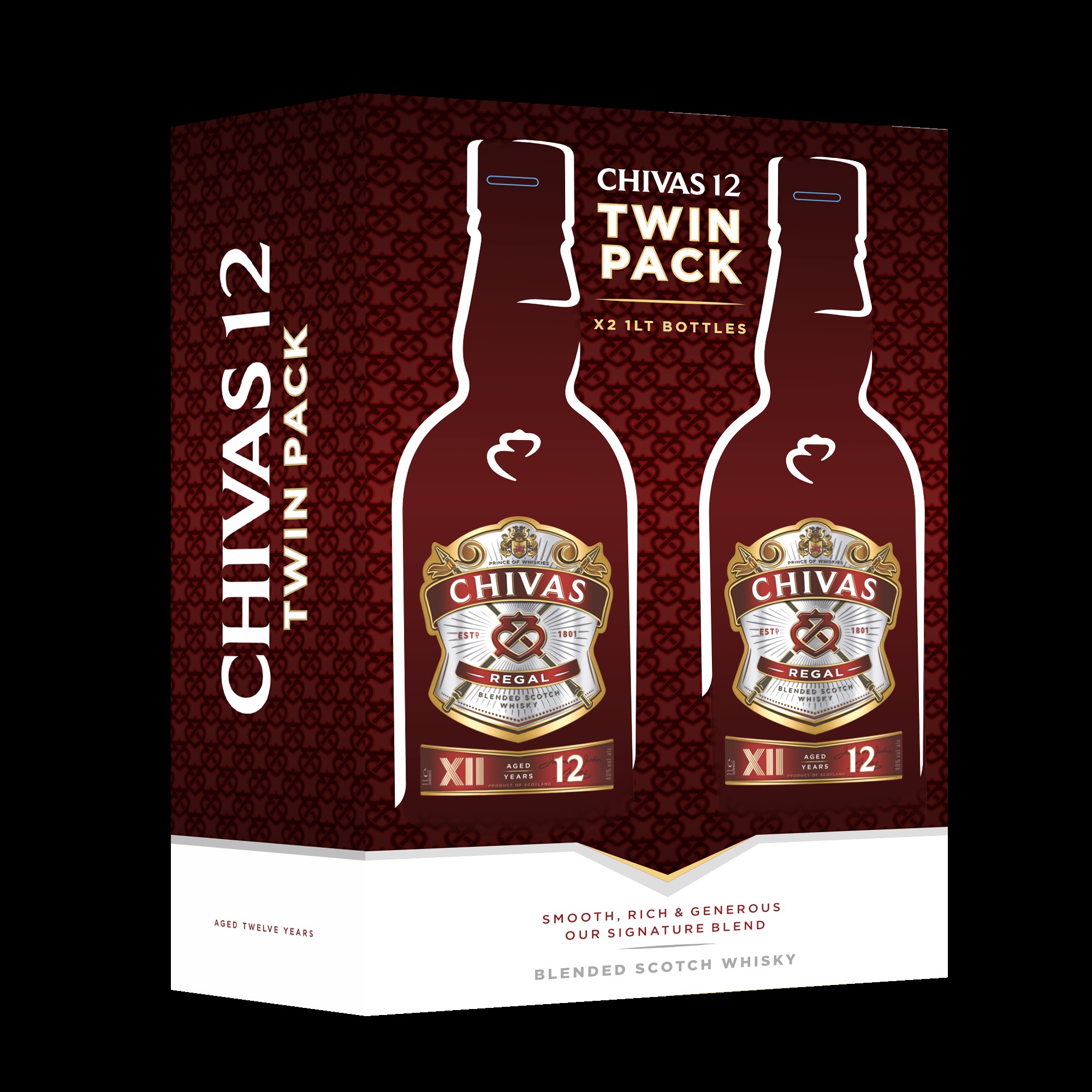 Chivas Regal 12 YO Twin Pack 2x1L - iS Store